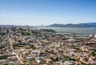 The Golden Gate Bridge - 2115  San Francisco The Golden Gate Bridge from Coit Tower - Aspect Ratio 1:1.46